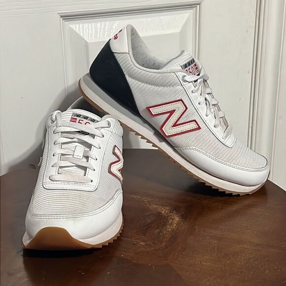 🔥🔥 NEW BALANCE 501 Classics Gum Ripple Casual Sneakers - PERFECT - Men Sz 8 - Picture 1 of 11